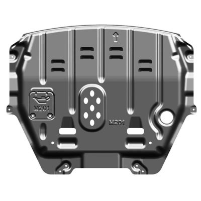 Revestimiento en polvo negro 3D Protector del motor cubierta de la placa de patinaje para la protección MINI-R