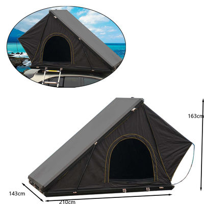 Tejido de Oxford 4x4 Offroad Acampada al aire libre Universal Clamshell de aluminio de cáscara dura Techo de automóvil Tienda superior