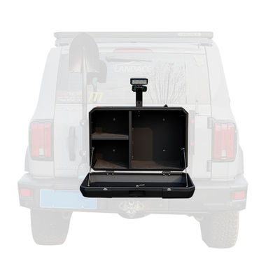 700X450X317MM Puerta lateral trasera Caja de almacenamiento exterior para el tanque 300 Instalación conveniente