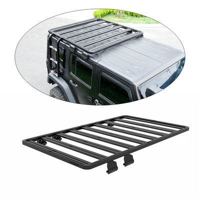 Cestión universal de bastidor de techo negro para coches 4X4 Aleación de aluminio 1500X1425 Rendimiento