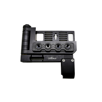 Diseño de moda estilo de aluminio de aleación de control de panel de interruptor inalámbrico soporte 20.8 * 20 * 5.8mm