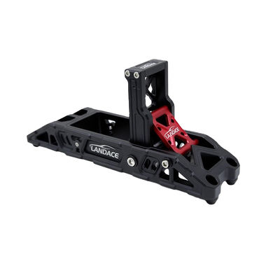 Escalera de puerta lateral de aleación de aluminio internacional negra para Jeep Wrangler High- Negro