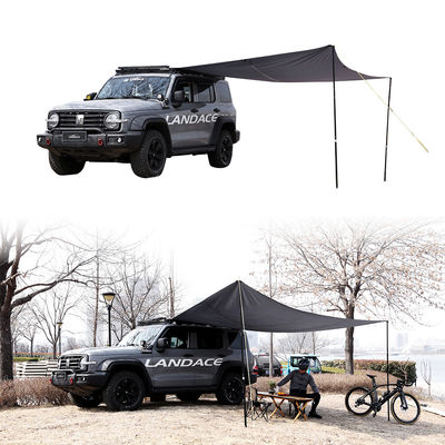 1500-2000 mm Índice de resistencia al agua 4x4 Techo de la tienda de campaña de la parte superior Toldo lateral para la aventura del techo del coche