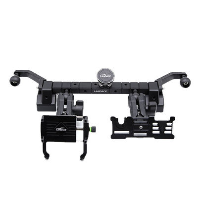 Superficie de anodizado duro panel de mando soporte de teléfono montaje conjunto B para Jeep Wrangler accesorio