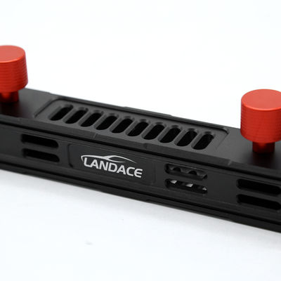 Contenedor de caña de pesca anodizante duro desmontable para accesorios exteriores de vehículos JEEP 4x4