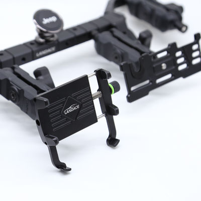 Proceso CNC Mecanizado de aleación de aluminio Consola central soporte Gopro para Jeep Wrangler