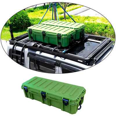 Conveniente almacenamiento de palillos y cucharas en bastidores de techo de automóviles con caja de herramientas pesadas