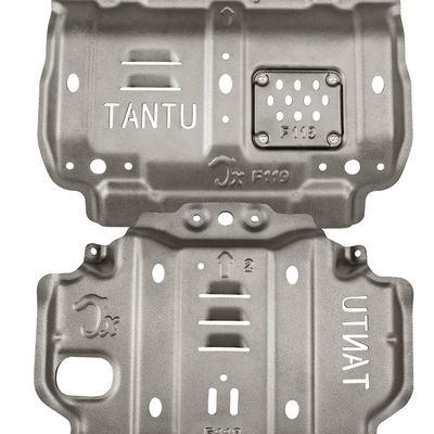 Conjunto de placas de deslizamiento de plata/negro para 18Toyota Tundra Transmisión del motor del radiador