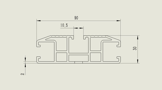 OEM Plataforma de bastidor de techo de extrusión de aluminio con recubrimiento de polvo negro de perfil bajo para automóviles 4WD