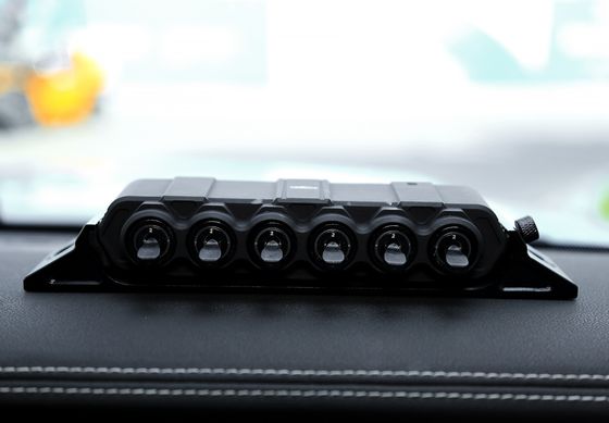 OEM 6 Rocker Switch Panel Roll Bar Mount de aleación de aluminio anodizante