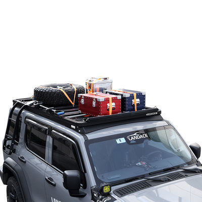 Elegante y fuerte AL6063 SS304 Cesta de portaequipaje para el tanque GWM 300 4X4 portaescavas de techo de automóviles
