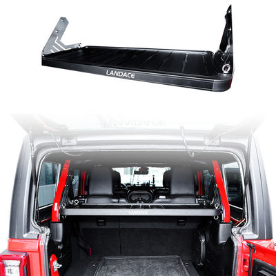 Actualice su Jeep Wrangler JL JK con este estante de almacenamiento negro fácil de instalar