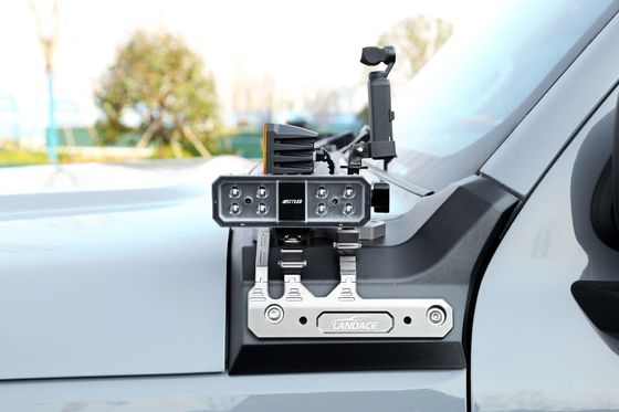 2020- Partes de automóviles fuera de carretera Tanque 300 Accesorios Aleación de aluminio A Pilar Brackets de montaje de capó de luz para GWM