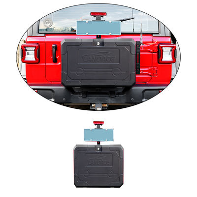 Accesorios exteriores de aleación de aluminio para todo terreno para Jeep Wrangler JK JL JT TANK 300 Caja de almacenamiento de puerta de cola