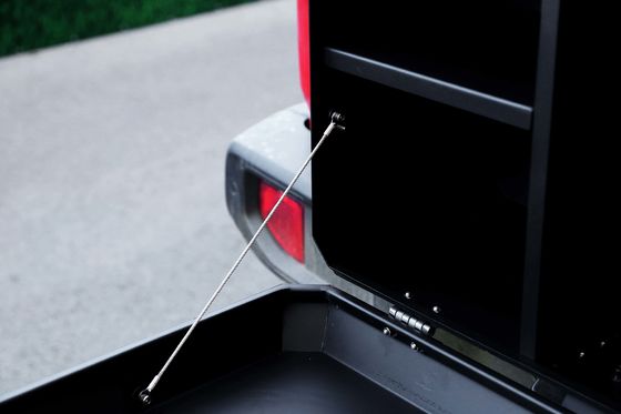 Accesorios exteriores de aleación de aluminio para todo terreno para Jeep Wrangler JK JL JT TANK 300 Caja de almacenamiento de puerta de cola