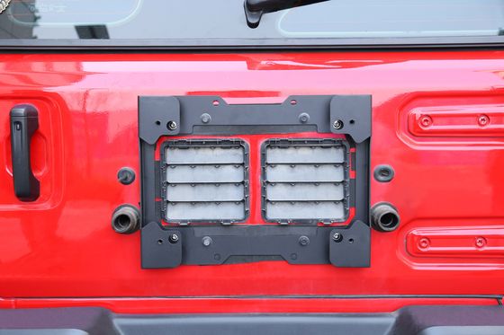 Accesorios exteriores de aleación de aluminio para todo terreno para Jeep Wrangler JK JL JT TANK 300 Caja de almacenamiento de puerta de cola