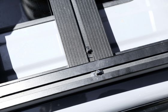 Montado en el techo de aluminio negro de aleación universal para automóviles
