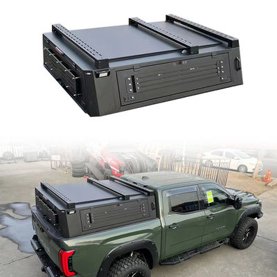 Cubierta de cama de camión de tipo duro de aleación de aluminio duradero Cubierta de tono para Toyota Tundra 2023
