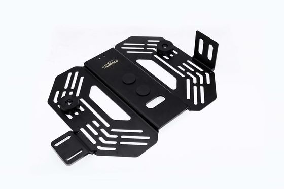 Repuesto de techo de acero al carbono montado en caja de herramientas de almacenamiento soporte para accesorios todoterreno 4x4
