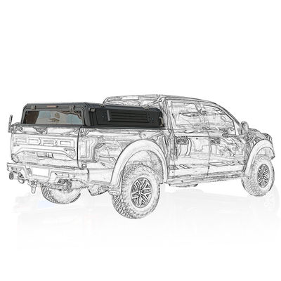Ford Raptor Cama retráctil de camión cubiertas de aluminio impermeable