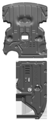 Año 2015-2016 Partes de automóviles Accesorios Protección de la parte inferior del cuerpo con recubrimiento en polvo