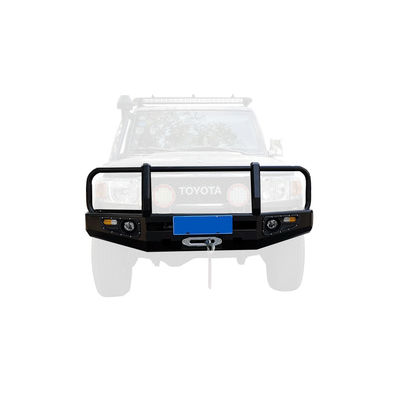 Toyota LC79 Gancho Bull Bar delantero parachoques traseros parachoques con porta neumáticos jerrycan 20kg