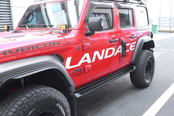 Reyes laterales de aleación de aluminio universal y pasos de protección para Jeep Wrangler JL JK High-