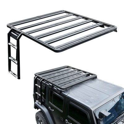 Cubierta de equipaje de aleación de aluminio 4x4 para Jeep Wrangler JK Instalación fácil