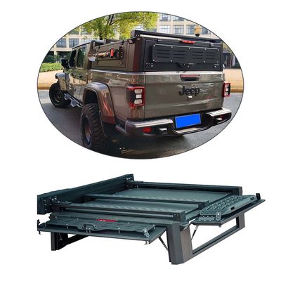 Bloqueo Gladiador JT 4x4 Accesorios de automóviles de aleación de aluminio camioneta de recogida cubierta de cama tapa dura techo impermeable para Jeep