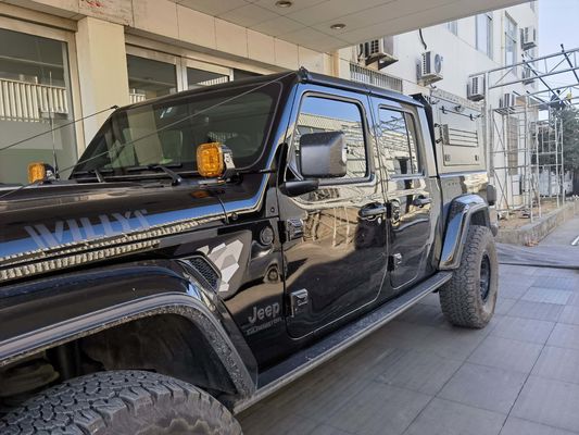 Bloqueo Gladiador JT 4x4 Accesorios de automóviles de aleación de aluminio camioneta de recogida cubierta de cama tapa dura techo impermeable para Jeep