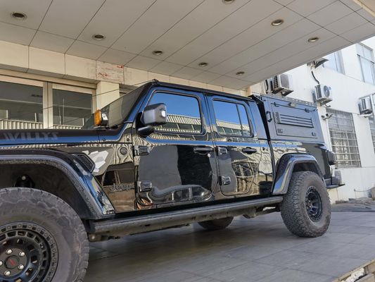 Bloqueo Gladiador JT 4x4 Accesorios de automóviles de aleación de aluminio camioneta de recogida cubierta de cama tapa dura techo impermeable para Jeep