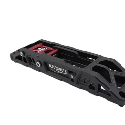 Pedal de paso de la puerta del automóvil de aleación de aluminio duro anodizante para Jeep Wrangler JK JL Instalación