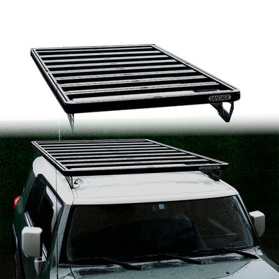 Estante de techo de aleación de aluminio para FJ Cruiser 29,7 kg de capacidad Accesorios universales para vehículos