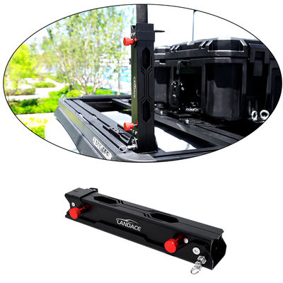 Soportador de asta de bandera multifunción de aleación de aluminio para Jeep Wrangler y otros automóviles