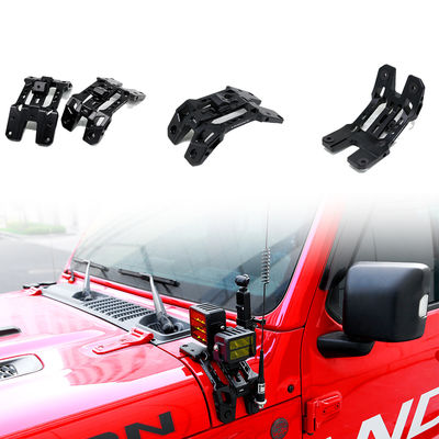 Soporte de montaje ligero de aleación de aluminio anodizante duro para Jeep Wrangler JL