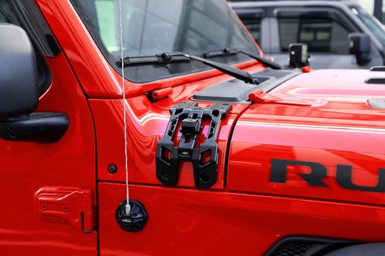 Sistema de iluminación integrado de soporte ligero A-Pillar, soporte de antena y montaje Go Pro para Jeep JL