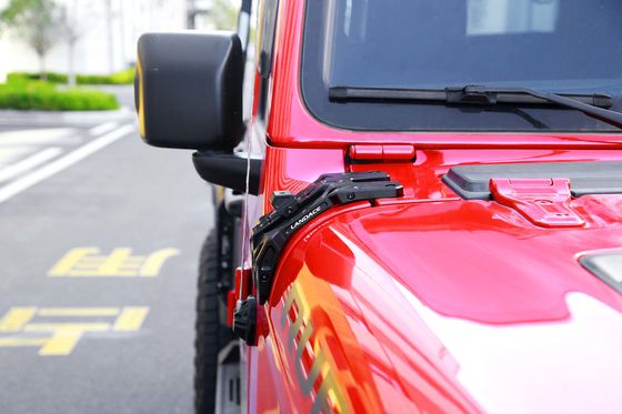 Sistema de iluminación integrado de soporte ligero A-Pillar, soporte de antena y montaje Go Pro para Jeep JL