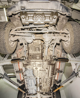 Jeep Wrangler JL 4x4 Conjunto de placas de deslizamiento para el motor del radiador y la transmisión de transferencia Gris