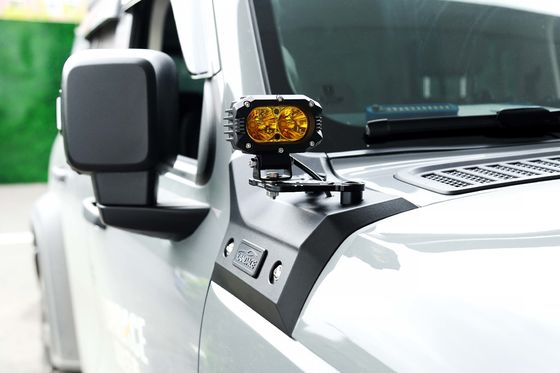 Brackets de montaje de diseño eficiente para el tanque de jeep 300 luces de pilar A PC ABS modificado