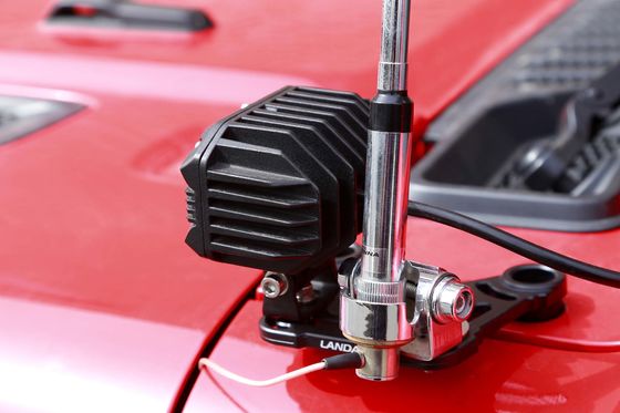 Soportes de luz de montaje de capó de aleación de aluminio A-Pillar para Jeep Wrangler JL 134 * 107 * 25mm