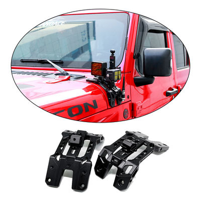 4x4 Accesorios exteriores todoterreno de aleación de aluminio soporte de luz de automóvil para Jeep Wrangler JL