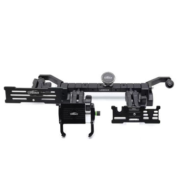 Esquela de guía de aluminio anodizante negro para Jeep Wrangler JL en posición de montaje del salpicadero