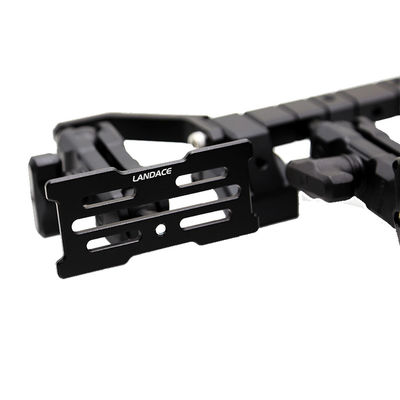 Esquela de guía de aluminio anodizante negro para Jeep Wrangler JL en posición de montaje del salpicadero