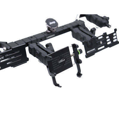Esquela de guía de aluminio anodizante negro para Jeep Wrangler JL en posición de montaje del salpicadero