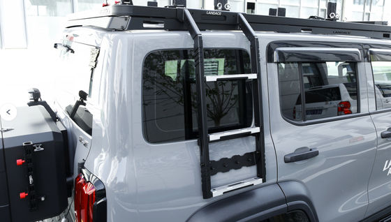 SUS304 Directamente de aleación de aluminio fuera de la carretera accesorios tanque 300 400 500 lado de la escalera de paso del coche carga 200-300KG