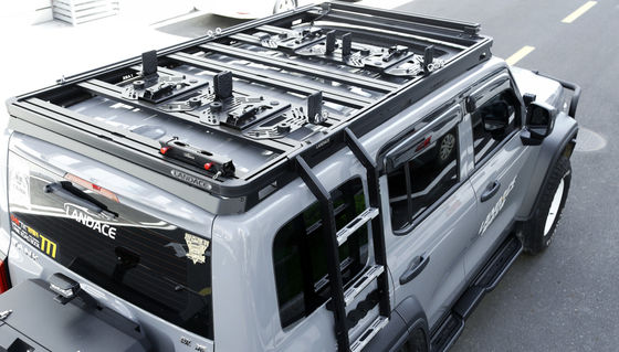 SUS304 Directamente de aleación de aluminio fuera de la carretera accesorios tanque 300 400 500 lado de la escalera de paso del coche carga 200-300KG