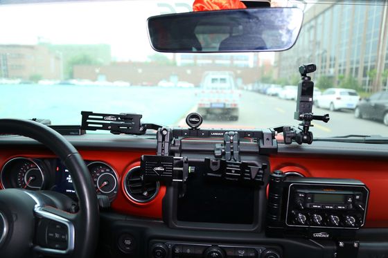 JEEP Tablero de mando Porta teléfono celular de aluminio Centro de mando montaje