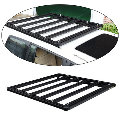 Montador de techo 4X4 Land Cruiser Rack de tren de techo de perfil bajo para equipaje de techo corto Toyota