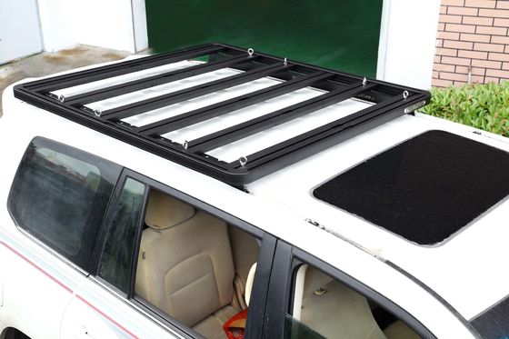 Montador de techo 4X4 Land Cruiser Rack de tren de techo de perfil bajo para equipaje de techo corto Toyota