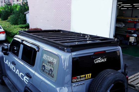 25.3KG de aleación de aluminio de perfil bajo, portaequipaje de equipaje, cesta para el tanque GWM 300, porta techo de automóvil